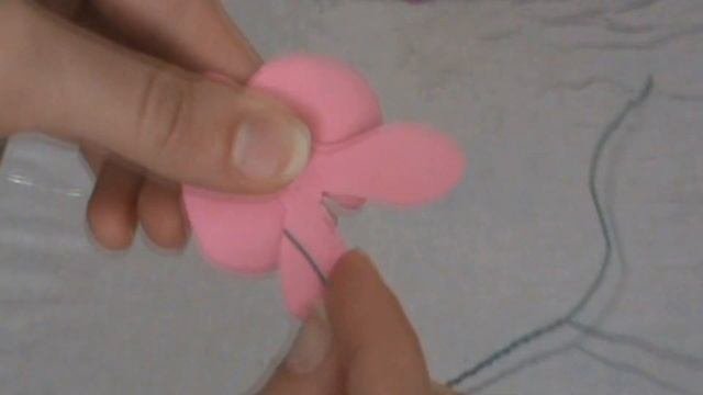 Орхидея из фоамирана для начинающих. МК.