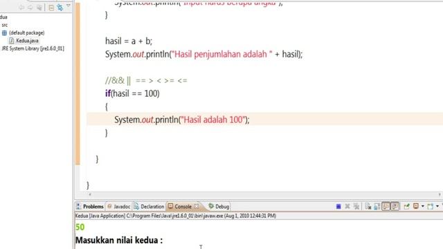 [Basic JAVA and OOP Session 02] Selection (If-Switch) and Error handling