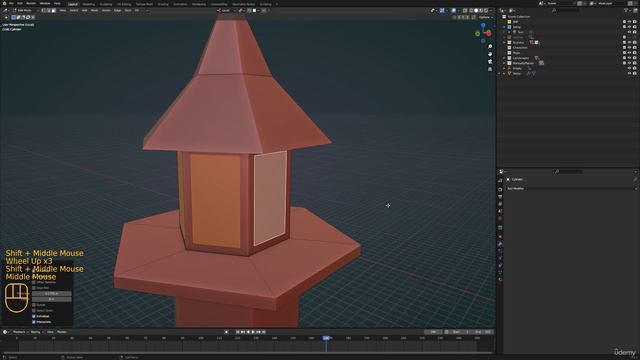 17. Creating Low Poly Lighthouse