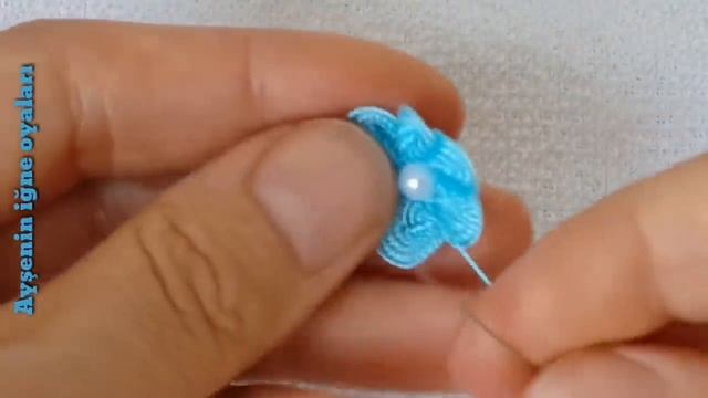 314.model Su taşından yapılan muhteşem  igne oyası modeli video like flower rose  DIY