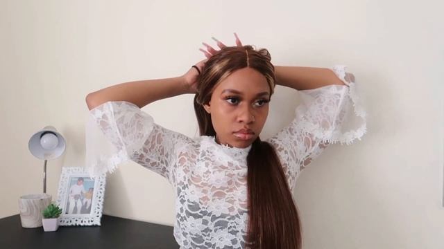 PERFECT NO GLUE HONEY BLONDE HIGHLIGHTS Ft. UNICE HAIR | SOUTH AFRICAN YOUTUBER