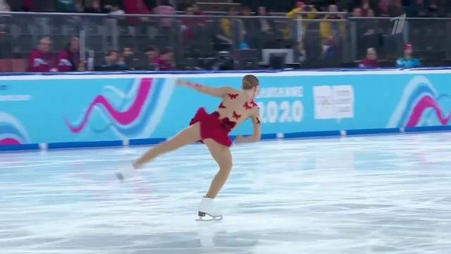 Эва-Лотт Кийбус. Произвольная программа. Зимние юношеские олимпийские игры 2020