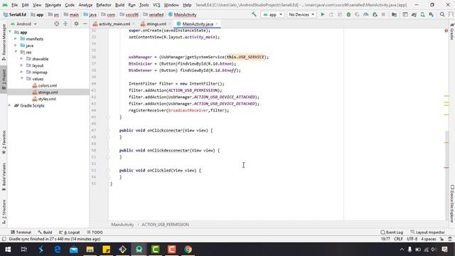 Comunicación serial USB  Android-Arduino: Parte 2