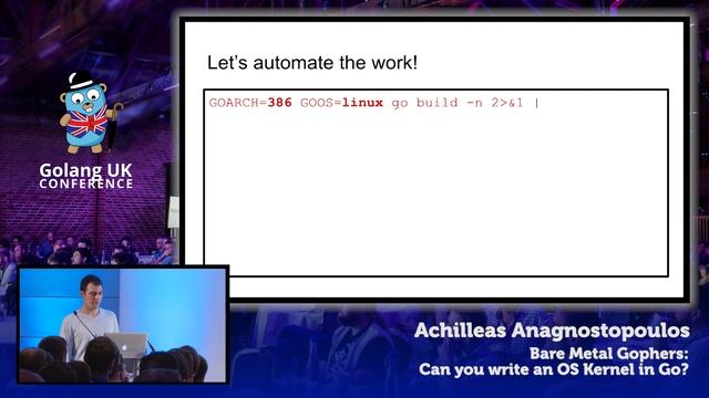 Golang UK Conference 2017 | Achilleas Anagnostopoulos - Can you write an OS Kernel in Go?