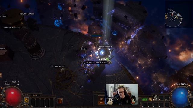 [Path of Exile] 3.22 - Crafting a 7 Link Storm Brand Helmet