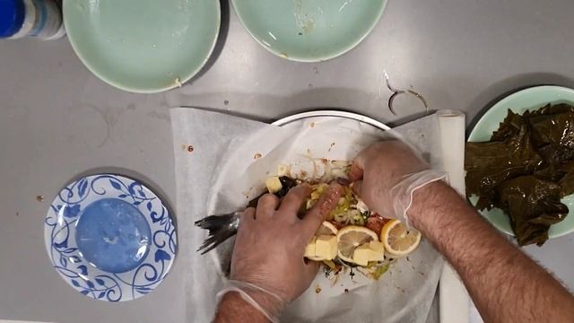 Kagitta balik(Wrapped paper technique)вкусная рыба
