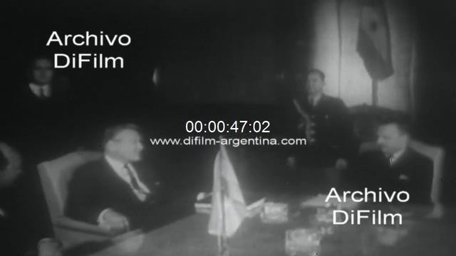 Nelson Rockefeller se reune con el presidente Juan Carlos Ongania 1969