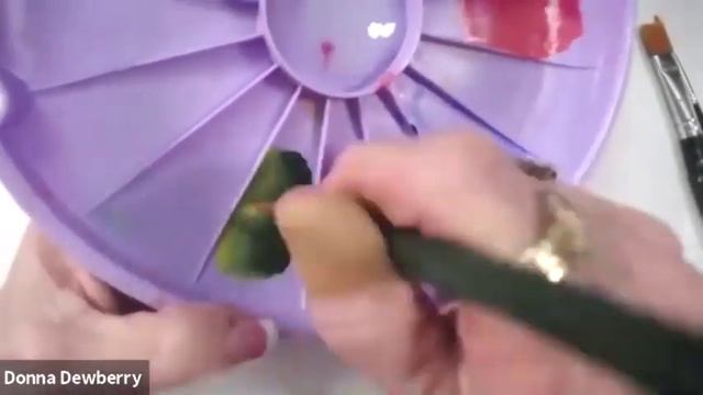 Learn to Paint - FolkArt One Stroke Practice Strokes With Donna - Columbine Donna Dewberry 2021