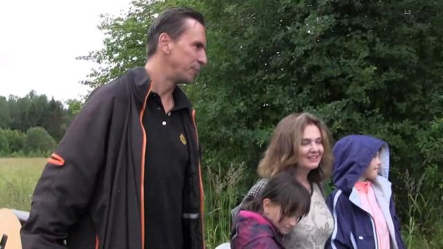 Александр Ананичев и писатели на озере у д. Воронцово
