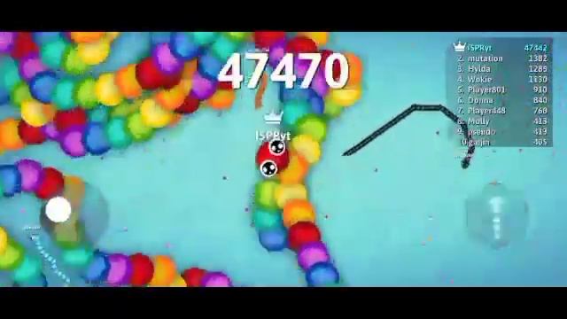 Rainbow snake.io how to play on 50k plus score pro moves hard concurrer lobby snake.io