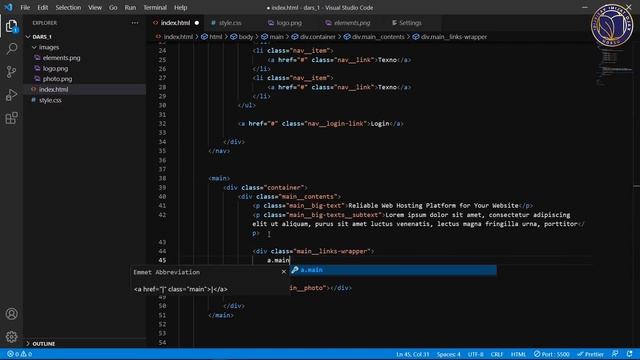 Frontend. 10-dars. Sodda saytning templateni yasab ko'rish