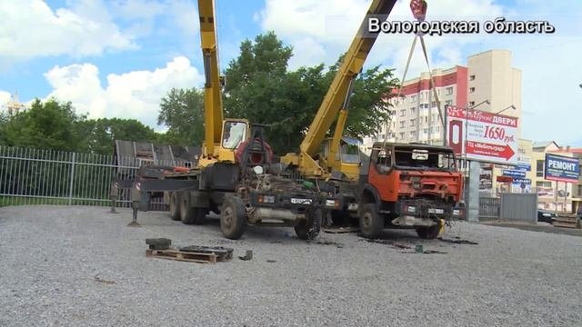 В Вологде сотрудники полиции задержали мужчину подозреваемого в поджоге большегрузных автомашин