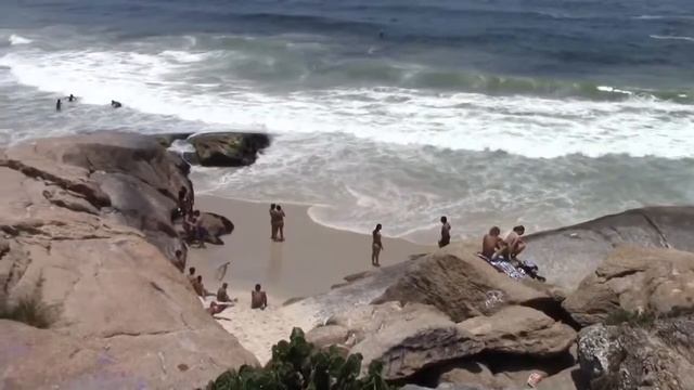 Бразилия(rio de janeiro)Пляж в Декабре