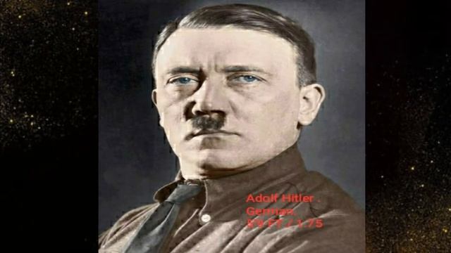 CHECK THE HEIGHT OF THESE HISTORICAL FIGURES