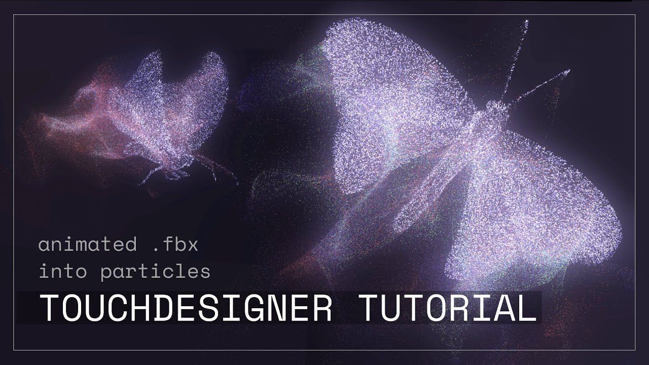 Animated .fbx into Particles | TouchDesigner Tutorial