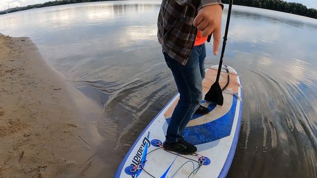 Как выйти на SUP доске на воду и на берег и не намочить ноги (Часть 3)