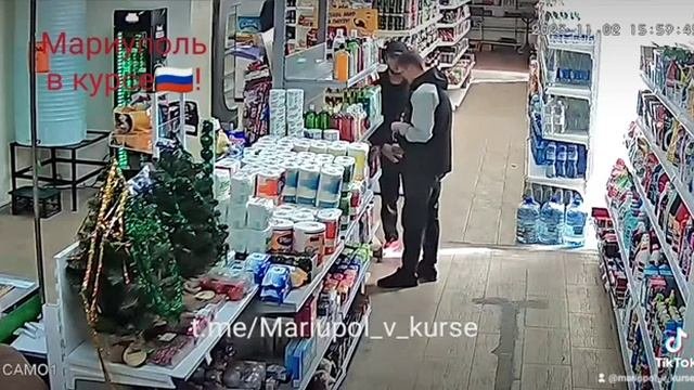 Воришки украли товар в одном из магазинов Мариуполя