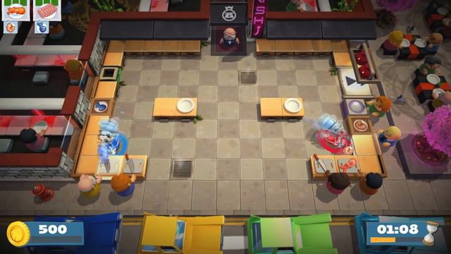PS4 | 煮過頭2 | overcooked 2 | 故事模式 | #01 | 小小實況