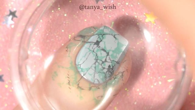 Marble Nail Art - Мраморный стемпинг-дизайн