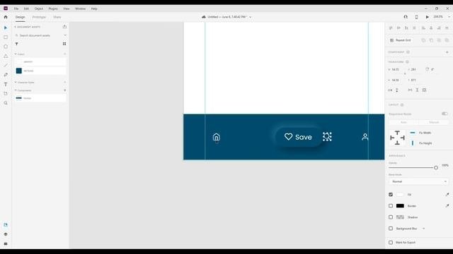 Soft UI Navigation Bar | UI Design And Prototype | Adobe XD