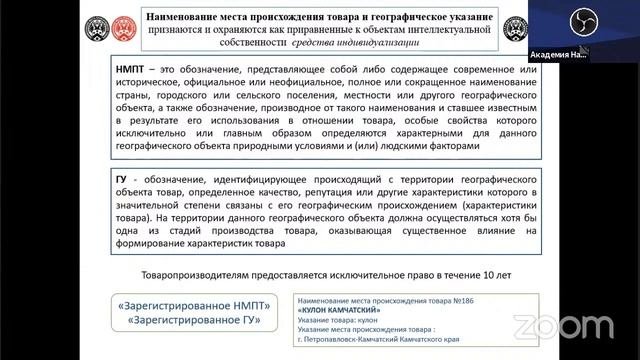 Продвижение региональных брендов и охрана интеллектуальной собственности 2 часть