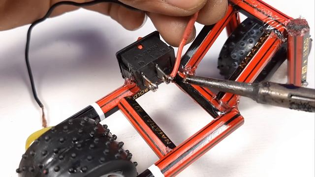 How To Make Pencil Toy Motorcyle At Home - Amazing DIY Dc Motor Bike
