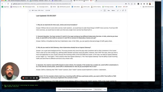 101 Istio / Service Mesh Interview Questions and Answers for Kubernetes