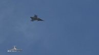 (4K) Fuel dump and Burn in mid air Saab JAS 39C Gripen Hungarian Air Force RIAT 2022 RAF Fairford