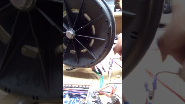 1000 watt 72 volt brushless motor controller running a 36 pole washing machine motor