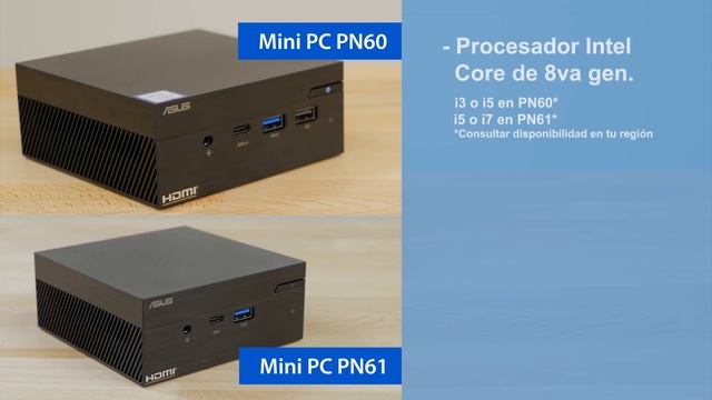 Poder de cómputo en miniatura - MiniPC ASUS serie PN