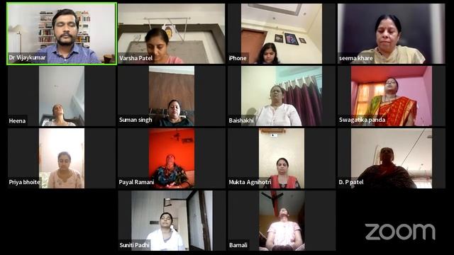 Date 4-11-23 VMC Afternoon Meditation and Swadhyay Session