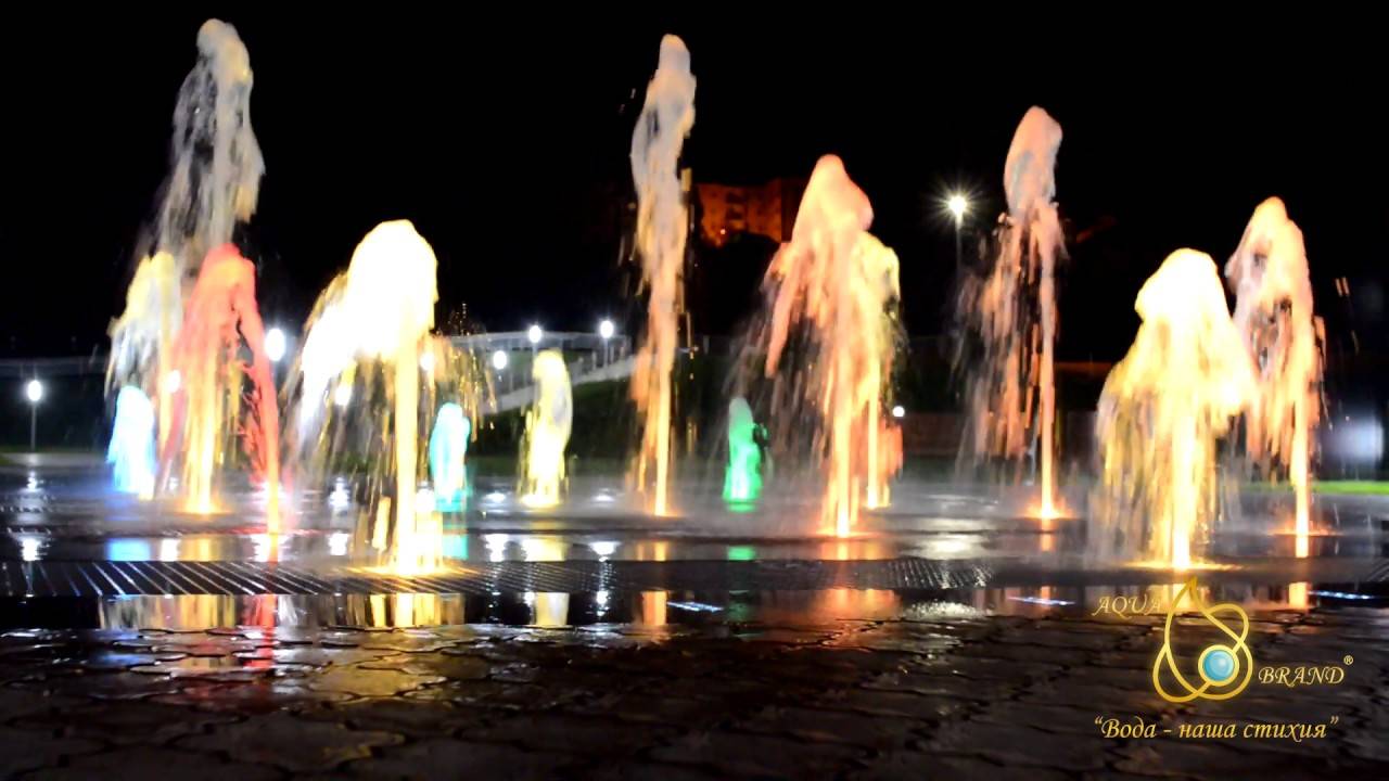 Пешеходный светодинамический фонтан (Мамадыш) / Light Dry Fountain