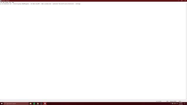 Custom Script Extension (Linux VM using GitHub)