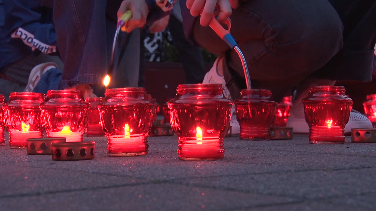 Туапсинцы приняли участие во всероссийской акции «Свеча памяти»