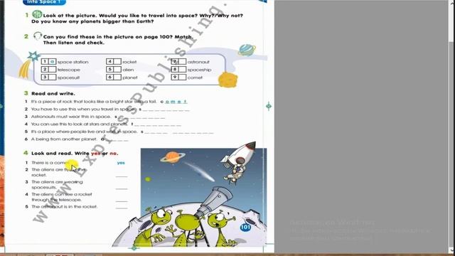 Ағылшын тілі 4 сынып 100-102 бет / Smiles 4 Pupil`s book p 101