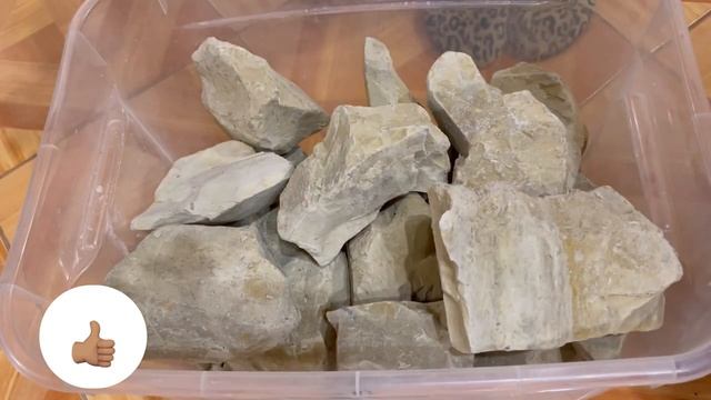 Уральская глина / Ural clay / поставка / большие глыбы в начале видео