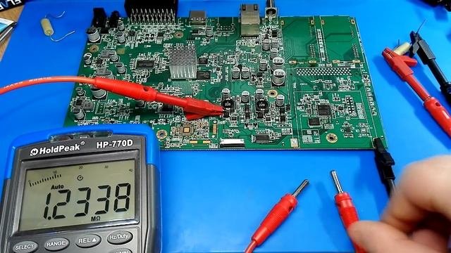 Измерение сопротивления сложной цепи...