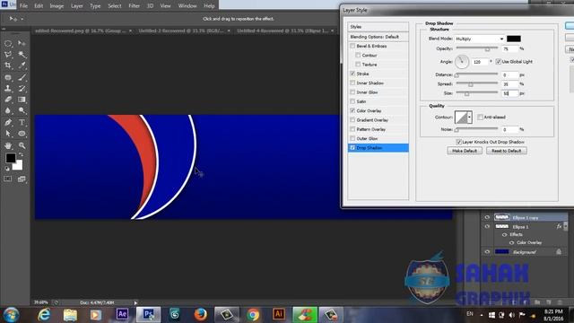 Photoshop Tutorial | Web banner design | in Hindi / Urdu by sahak