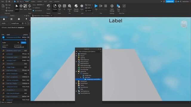 Делаем Скример в Роблокс Студио  Ib:RobloxStudioScripts 