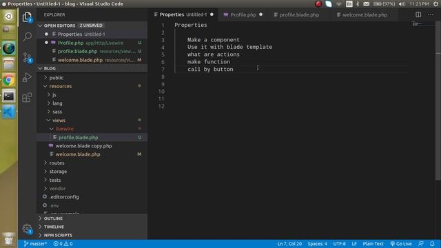 Laravel livewire tutorial #7 What is actions