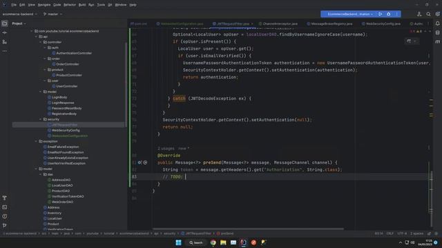Let’s Build an E-Commerce Store with a Spring Boot Backend - Episode 20: Websockets Pt 2