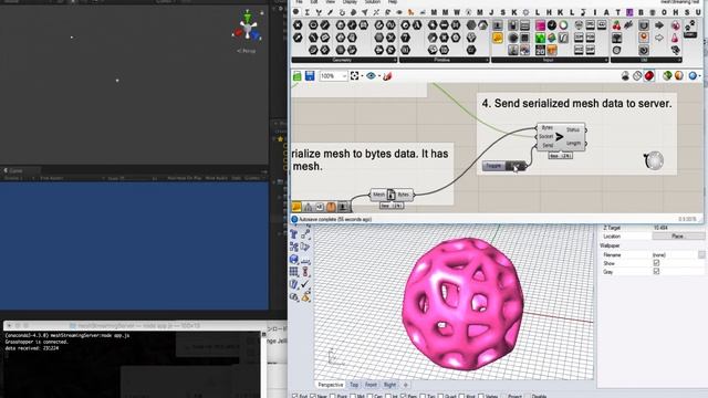 [Grasshopper] Plugin to send Grasshopper geometry to Unity in realtime.