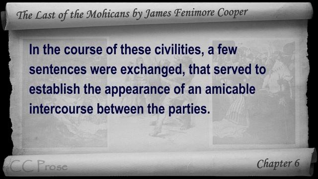 Chapter 06 - The Last of the Mohicans by James Fenimore Cooper