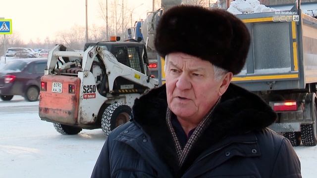 Продолжительные ветра скорректировали график уборки снега на улицах Братска