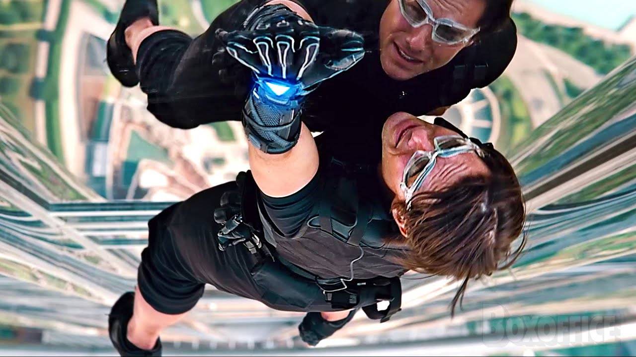 Tom Cruise climbs the World's TALLEST building -MOVIE ACENE