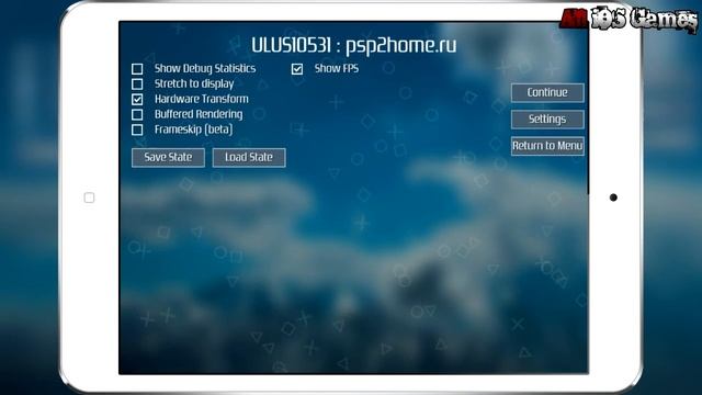 Обзор эмулятора PSP для iOS! [PPSSPP]