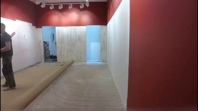 Монтаж мармолеума Gerflor