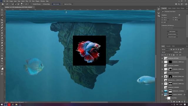 Underwater Photo Manipulation Photoshop Tutorial
