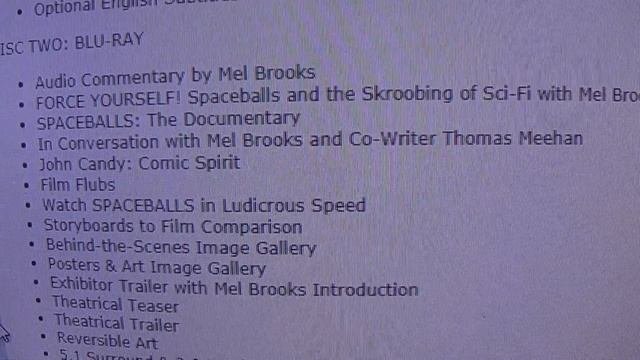 Spaceballs 4K release date 041321