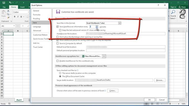 How to recover unsaved Excel files: Recover an Excel File From Autosave